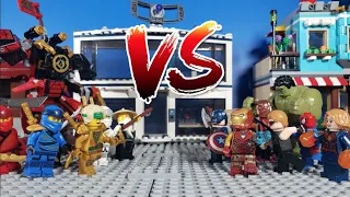 Ninjago vs Avengers Lego