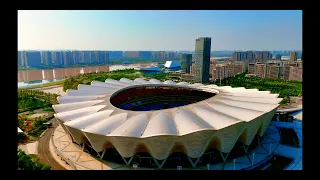 Flying Around XI'AN'S OLYMPIC SPORTS CENTER!!