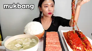 매운김치먹방:)오랜만에 눈물 흘릴뻔한🌶 매운실비김치 실비파김치 먹방 Korean Food Spicy Kimchi Mukbang eating show
