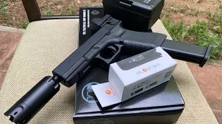 WE glock 18c Gen4 w/ Acetech Blaster and Sotac RMR sight (airsoft)