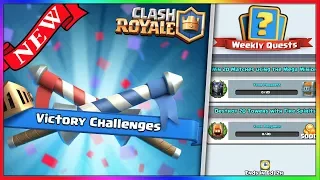 SNEAK PEAKS ! NEW PRO CHALLENGES | GEMS + GOLD RUSHES |  SUPER MAGICAL CHEST QUESTS | Clash Royale