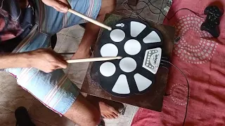 Tocando Forró  na Bateria Eletrônica -Música tenho medo #Zé vaqueiro #Use Fone  de ouvido