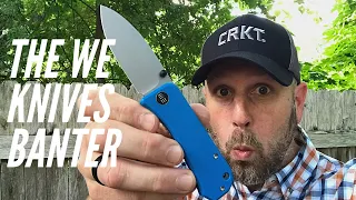 The NEW Banter from WE Knives and Ben: EDC Knife in S35VN Steel, Blue G10 Handles - FIRST LOOK