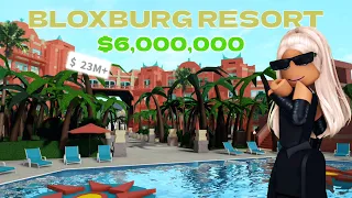 VISITING A $6 MILLION LUXURY BLOXBURG RESORT | roblox