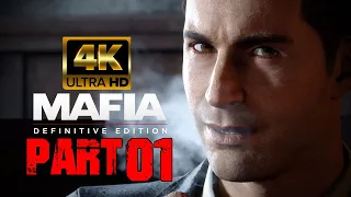 MAFIA DEFINITIVE EDITION INTRO 4K | Blind Playthrough Gameplay Part 01 | WELCOME TO THE FAMILY (PC)