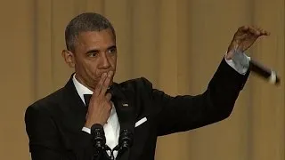 Obama drops the mic at his final WH Correspondents' Dinner