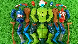 Assembling Marvel's Avengers Unboxing ‼️ Captain America Vs Hulk Smash vs Siren Head vs Spider-Man 🔥