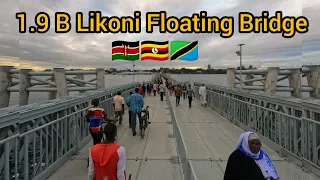 The first Floating bridge in East Africa, Ksh. 1.9B Likoni bridge, Mombasa. Walking across on Sunday