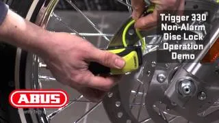 ABUS TRIGGER 330 DISC LOCK Operational Demo