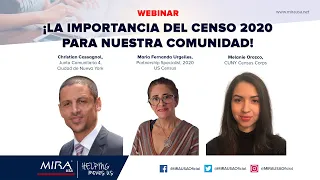 Webinar: ¡La importancia del Censo 2020 para nuestra comunidad!