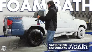 Foam Wash of a Toyota Tacoma TRD Off-Road - Truck Detailing ASMR Sounds | Satisfying Saturdays