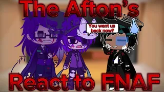 (Welcome Back Afton’s!!) The Afton’s React to SMG4 Five Night’s at Freddy’s