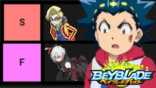 Beyblade Burst Character Tier List (EVERY BURST CHARACTER)