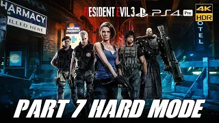 RESIDENT EVIL 3 REMAKE [4K 60FPS HDR PS4 PRO] Gameplay Walkthrough Part 7 - No Commentary
