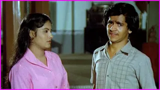 Samsaram Oka Chadarangam Movie Comedy Scenes | Suhasini | Rajendra Prasad