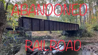 Exploring Abandoned PRR Railroad.  New Holland Branch. New Holland-Downingtown, Pennsylvania.