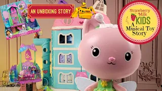 Kitty Fairy’s Treehouse Garden 🍓🥛  A Gabby’s Dollhouse Unboxing Toy Music Learning Play Story 🍓🥛
