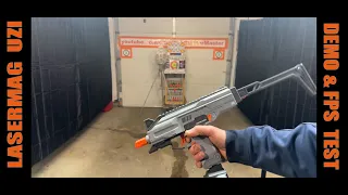 Demo & FPS test: LASERMAG UZI Gel Ball Blaster TOY