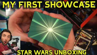 Opened my first SHOWCASE CARD in Star Wars Unlimited - unboxing Spark of Rebellion!