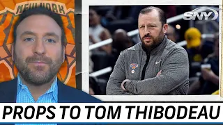 Ian Begley praises Tom Thibodeau's successful adjustments during playoffs so far | NBA Insider | SNY