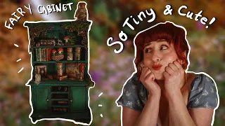 ✨ Making a Miniature  Fairy Cabinet/Apothecary because tiny things are cute - Fairycore DIY Project