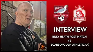 Billy Heath Post Match Interview Scarborough Athletic (A)