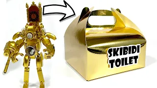 MYSTERY LEGO Skibidi Toilet | LARGEST Gold Titan Clockman Drillman | multiverse