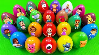 Looking For Cocomelon Mini Dinosaur Eggs with All Slime Mixed Shapes - Satisfying Slime ASRM