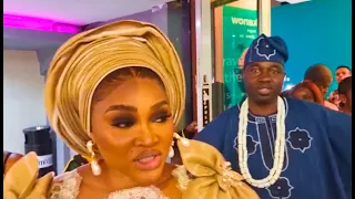 See Love! Mercy Aigbe & Her Husband Step Out In Style Looking Loving At Odunlade Adekola's Movie