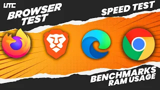 Firefox Vs Brave Vs Edge Vs Chrome | Speed Test | Ram Usage | 2022 Windows Edition