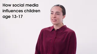 How social media influences the mental & behavioral health of children age 13 to 17