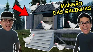 CONSTRUÍMOS UMA MANSÃO PARA AS GALINHAS DO NOSSO RANCHO!!