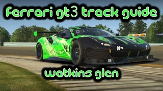 iRacing | Ferrari 488 GT3 Track Guide | Watkins Glen - Boot | 1:46.742