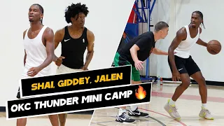 OKC Thunder Mini Camp NBA run 🔥 Shai, Giddey, Jalen