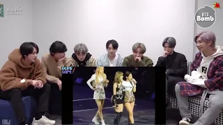 bts reaction rosé jealous lisa