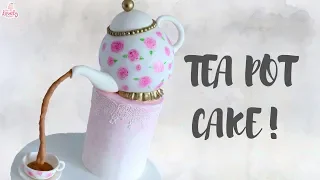 Pouring Teapot Mothers Day Cake Tutorial!