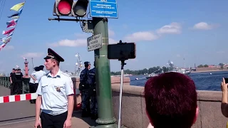 Парад кораблей на Неве ко Дню ВМФ 2018 в Санкт-Петербурге