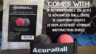 ACURABALL 2.0 - Unboxing, Set-up, and Basic Training - Best Boxing Reflex Ball