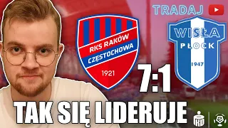 dziwnie wygląda ten wynik xD | Raków 7:1 Wisła P. | PKO Ekstraklasa 2022/23 | 16. kolejka