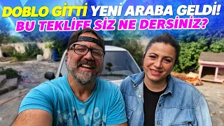 YENİ ARABAMIZ - DOBLO GİTTİ! Köyde Tamirat! (Köy Hayatı, Köye Göç )