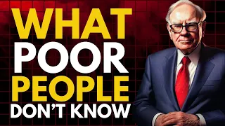 12 Things POOR People Waste Their MONEY On! 💸 By Warren Buffett | Financial Education