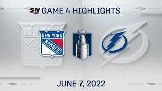 NHL Game 4 Highlights | Rangers vs. Lightning - June 7, 2022