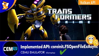 CEMU 2.0 (experimental) Vulkan - Transformers: Prime (Playable??/Latest!!)