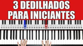 3 DEDILHADOS NO PIANO | DICA PARA INICIANTES