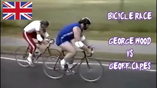 1979 Bicycle race George Wood (goalkeeper)   VS Geoff Capes (Shot putter).