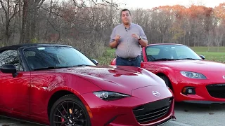 2016 vs 2015 Mazda MX-5 Miata Review | SIDE BY SIDE