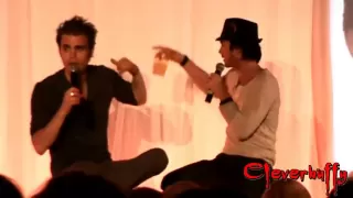 BloodyNightCon 2012 -011- Paul Wesley and Ian Somerhalder's Panel -1/1- Sun 06-05-12