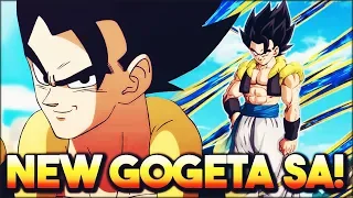 BRAND NEW EZA DBS BASE FORM GOGETA SUPER ATTACKS! (DBZ: Dokkan Battle) #Shorts