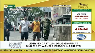 Lider ng Castillio drug group at DILG most wanted person, naaresto