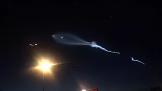Unidentified Flying Object Over California Revealed as SpaceX Falcon 9 Rocket Launch